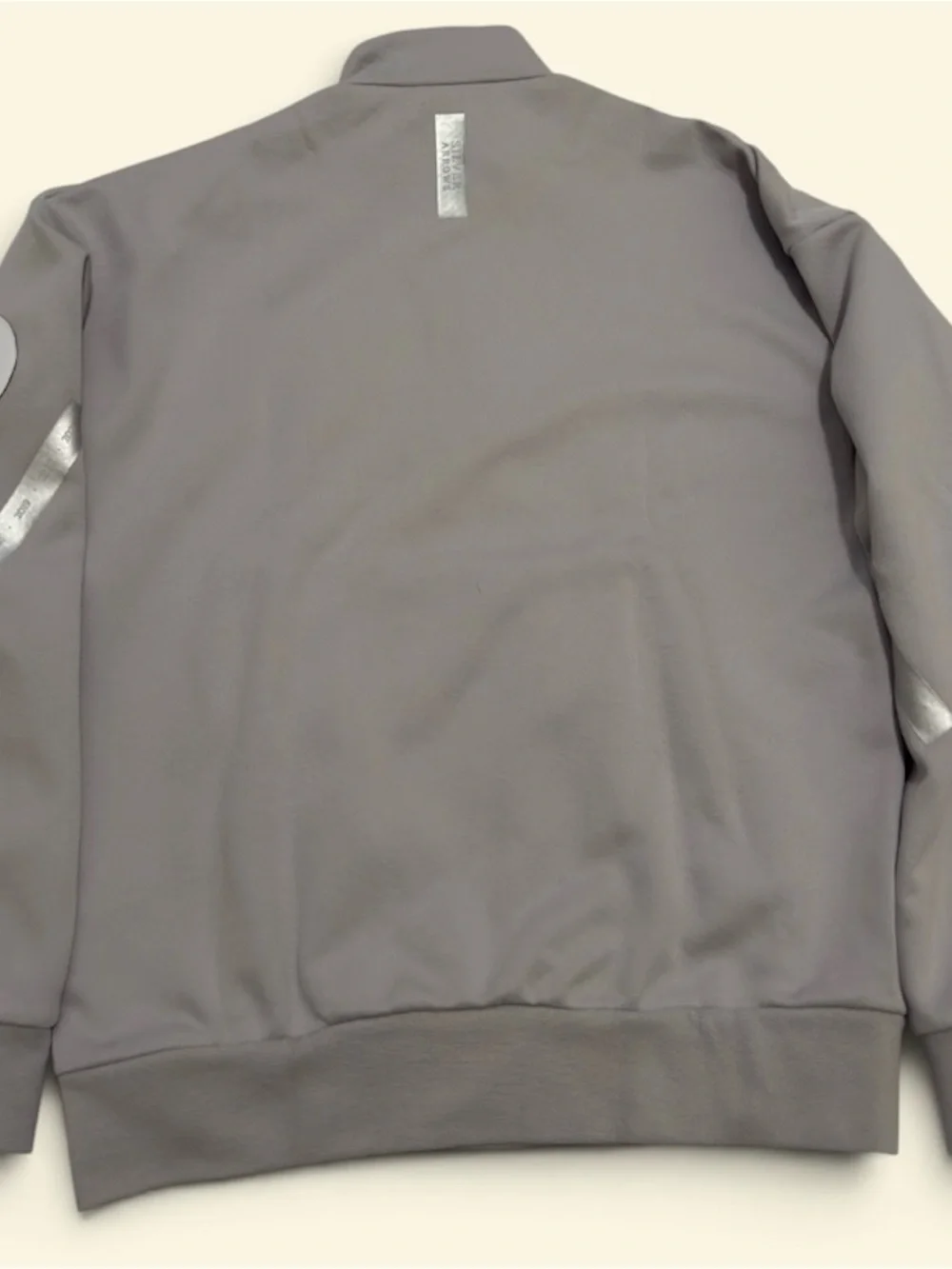 Adidas Mercedes AMG Petronas F1 Motorsports 1/4 Zip Fleece Pullover Gray XS